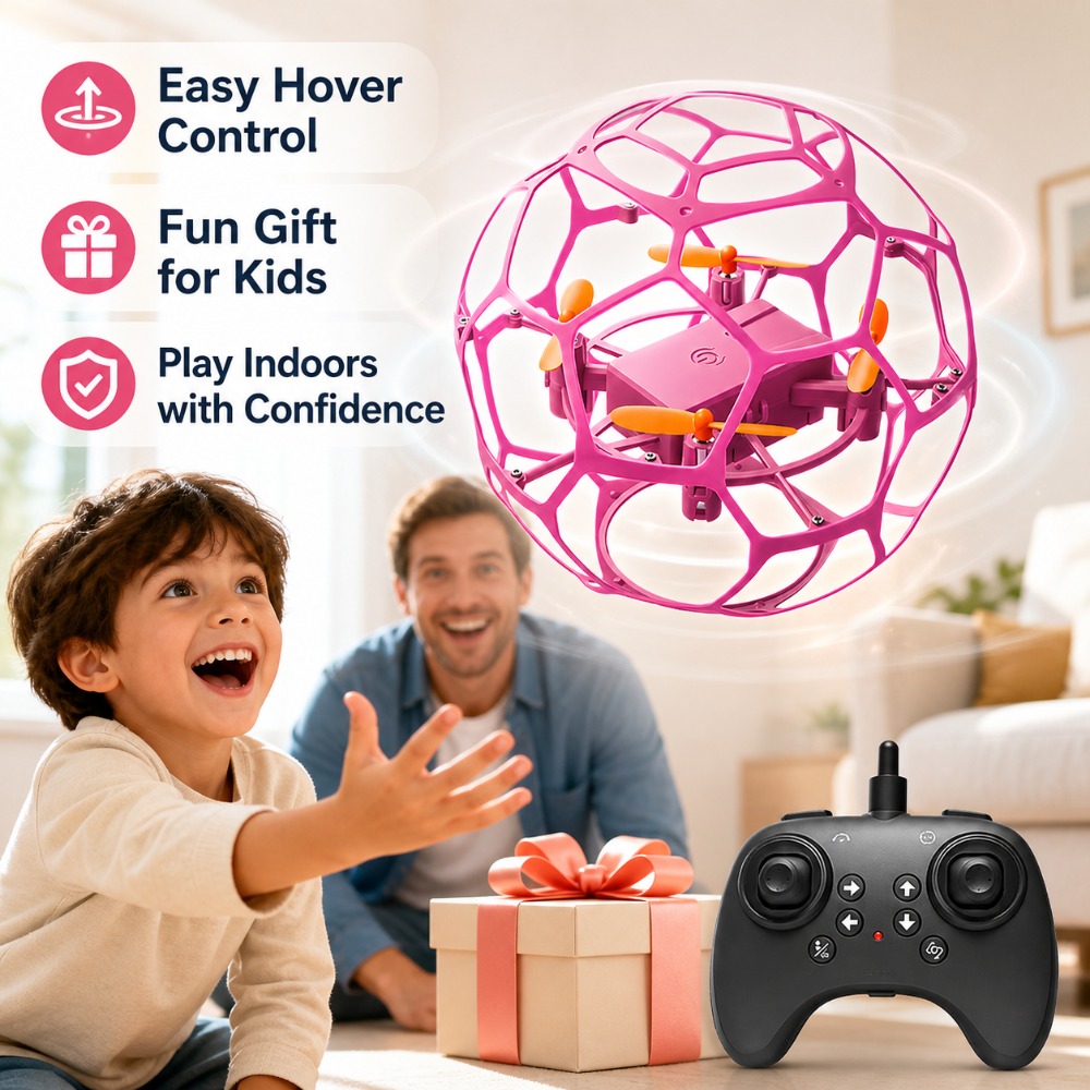 Football Shape RC Drone Quadco - Rc Helicopter Charger recension och pris