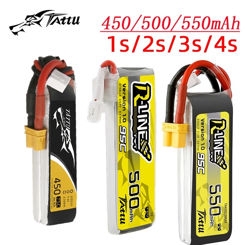 3Pcs NEW TATTU 450/500/550mAh  - Rc Helicopter Parts recension och pris