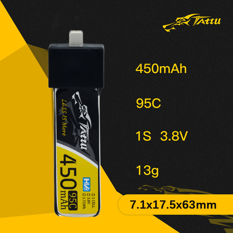 3Pcs NEW TATTU 450/500/550mAh  - Rc Helicopter Parts recension och pris